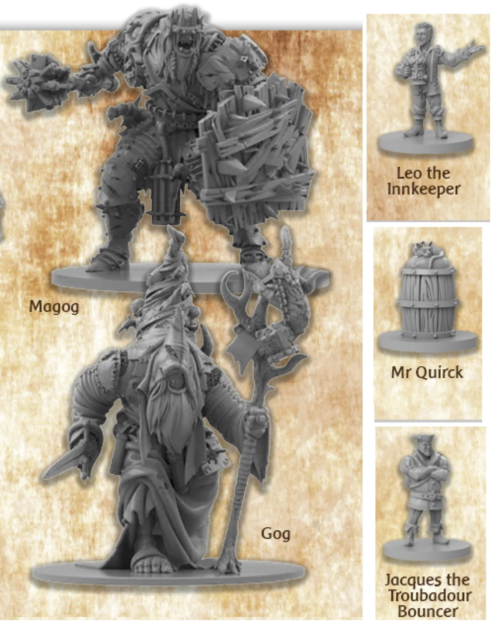 Mythic Games Time of Legends: Joan of Arc Kickstarter Super Exclusives 1. Extra Miniatures