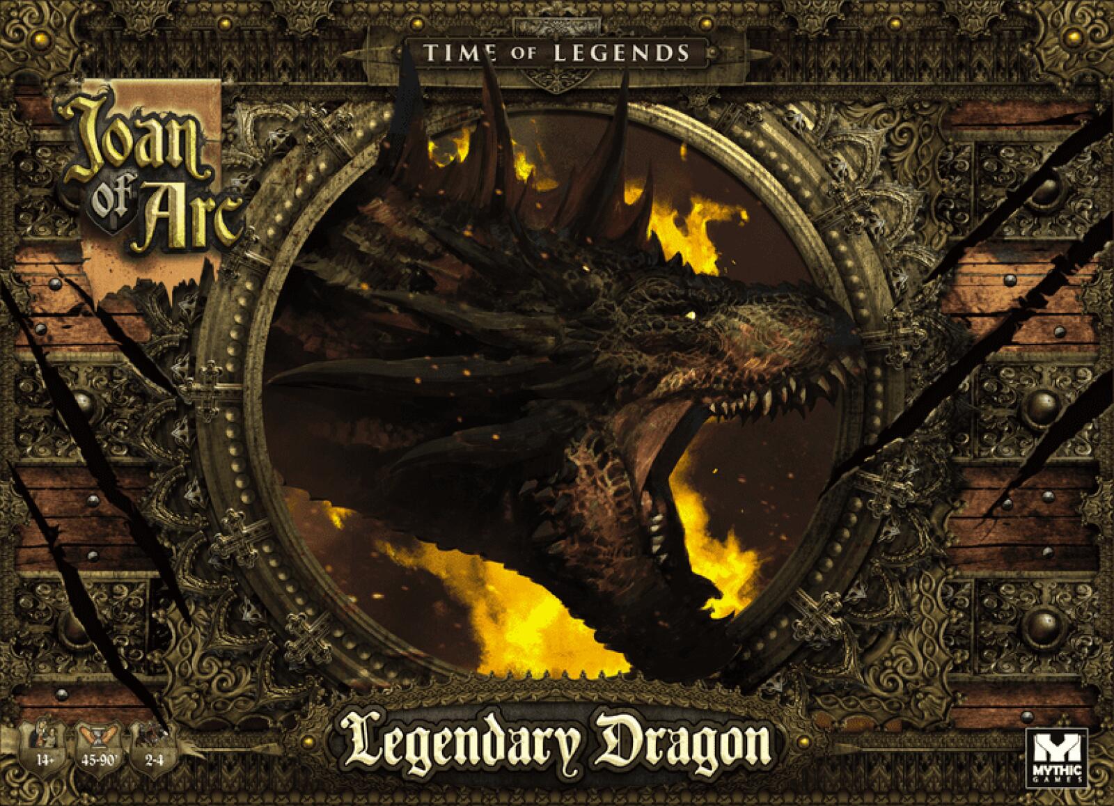 Mythic Games Time of Legends: Joan of Arc Legendary Dragon Expansion