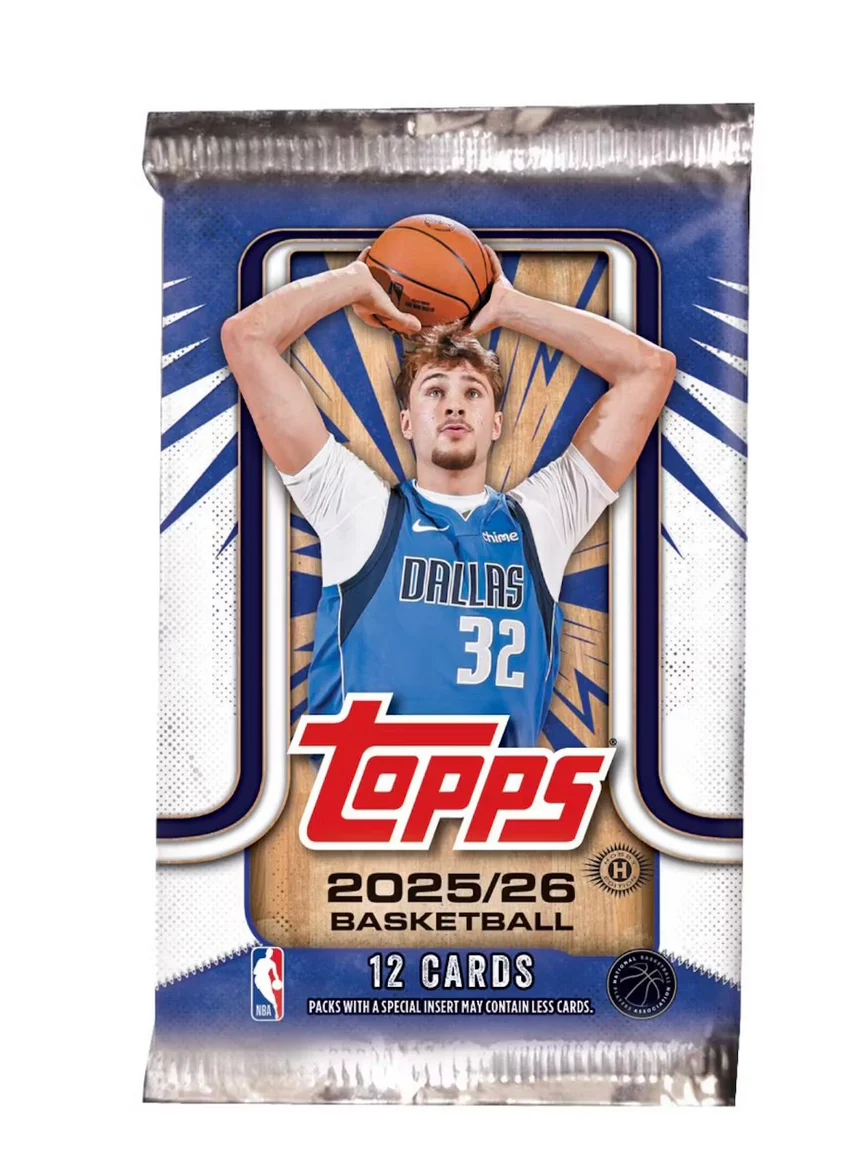 NBA 2025-26 Topps Basketball Mega Box - Single Booster pack