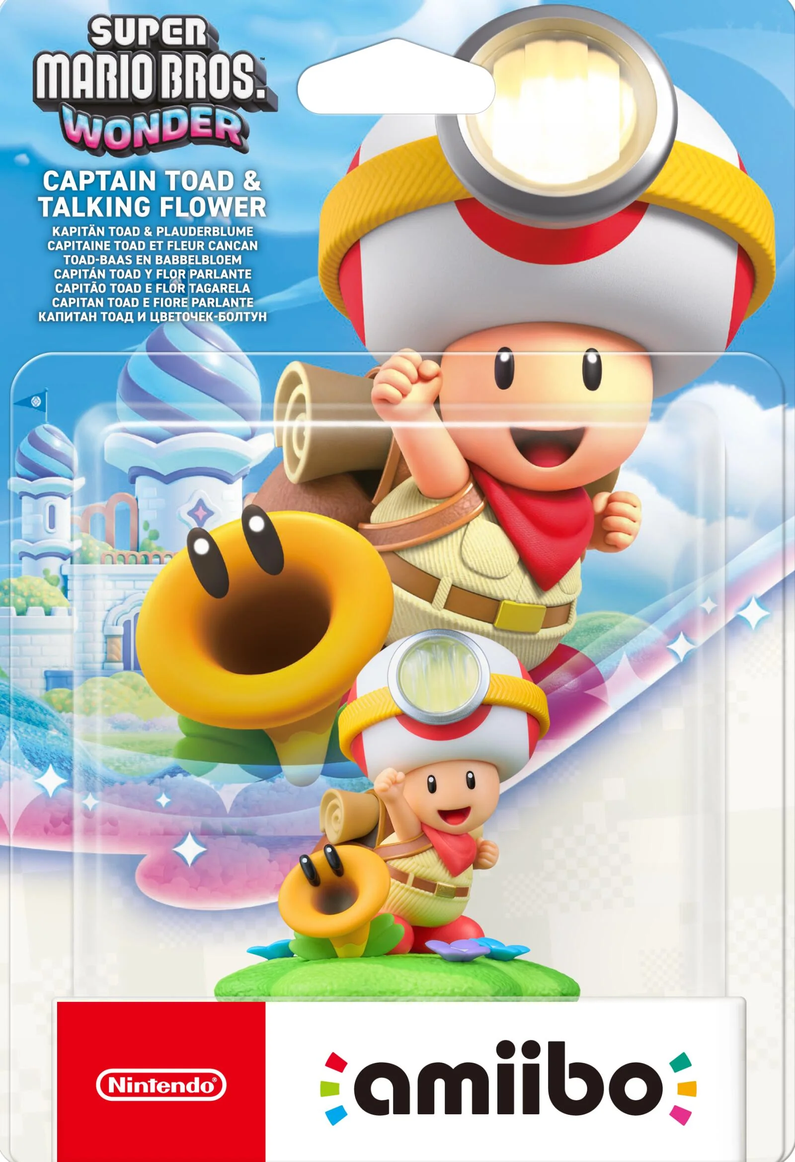 Nintendo Switch 2 amiibo Super Mario Bros. Wonder - Captain Toad & Talking Flower