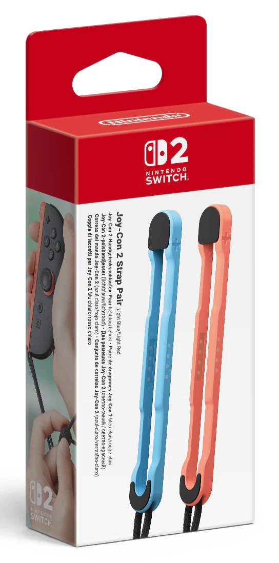 Nintendo Switch 2 Joy-Con 2 Strap Pair - Light Blue/Light Red