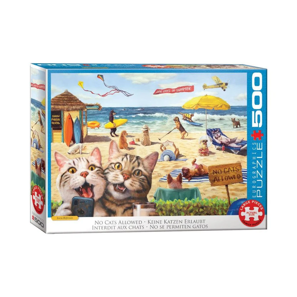 No Cats Allowed -  3D -  300 Piece Puzzle