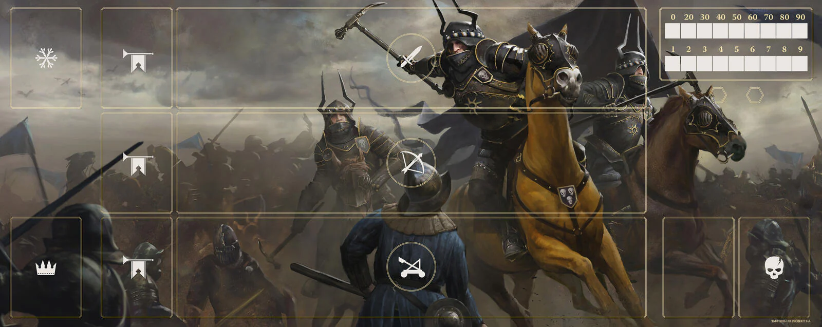 No Loading Games The Witcher - Gwent Nilfgaard Playmat
