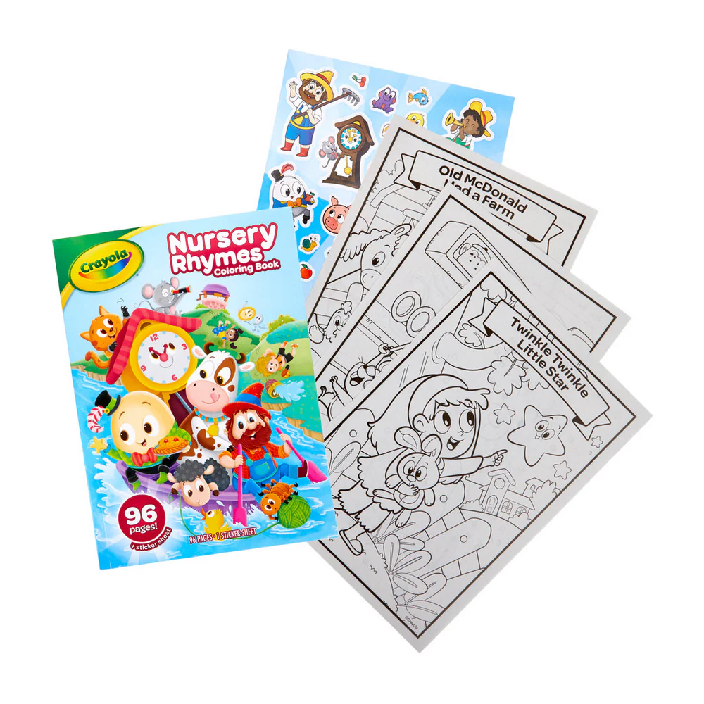 Nursery Rhymes Colouring Book