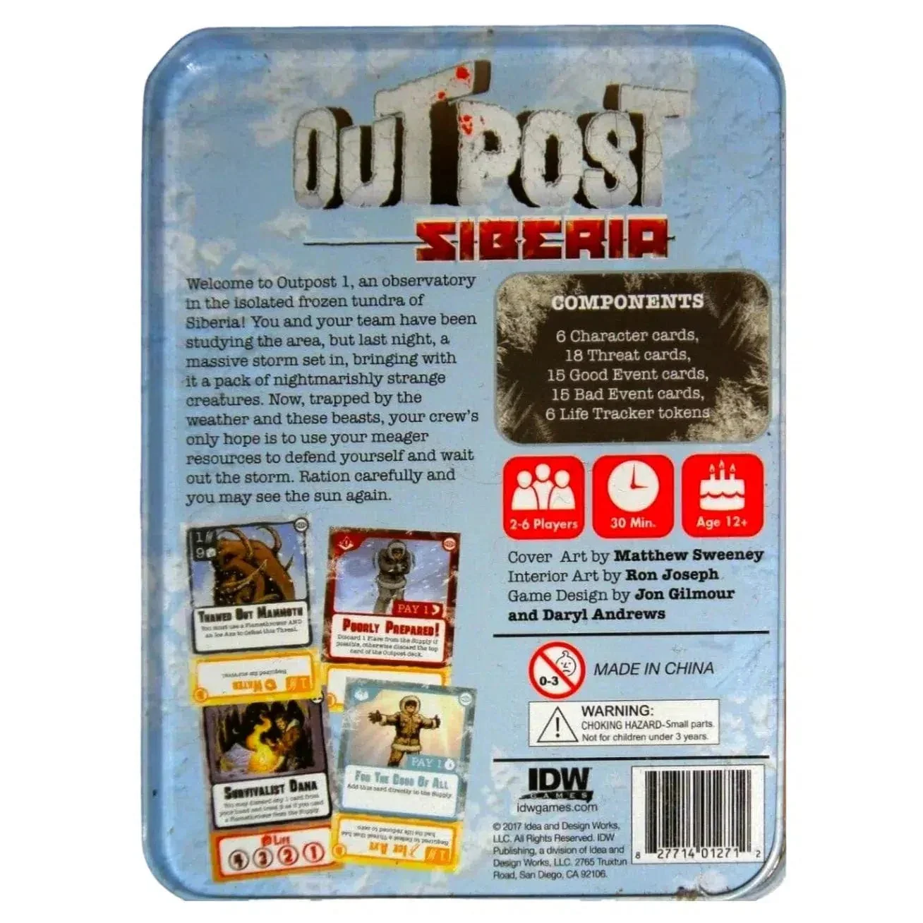 Outpost Siberia - Card game in Tin - Image 2