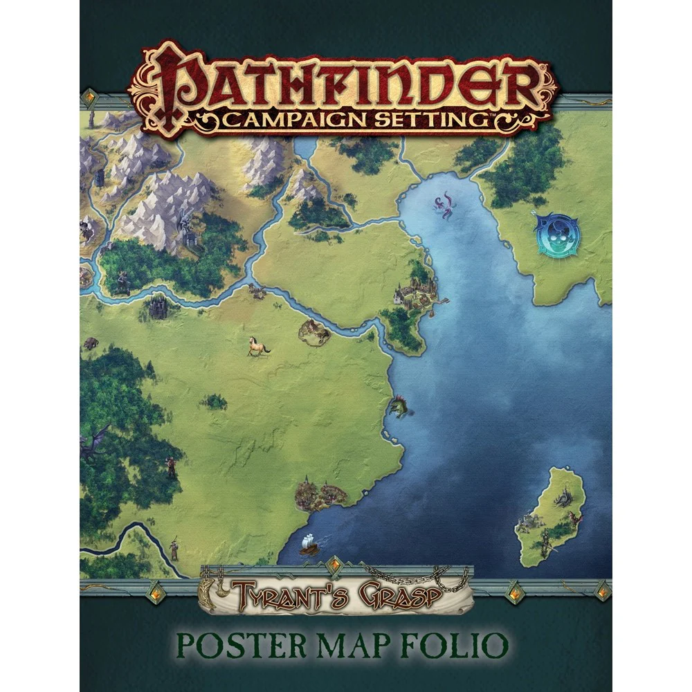Paizo Pathfinder Campaign Setting: The Tyrant's Grasp Poster Map Folio