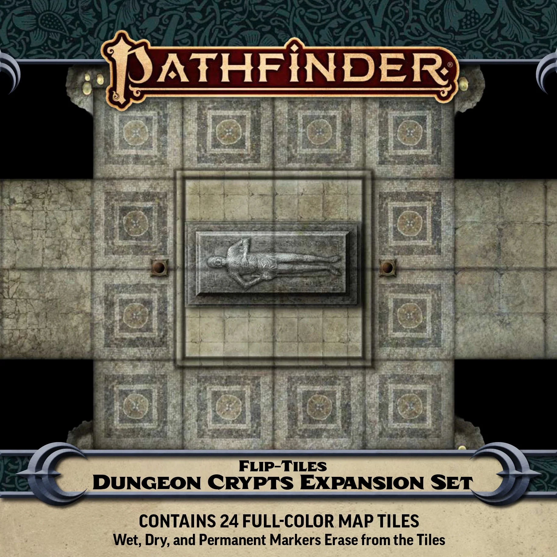 Paizo Pathfinder: Dungeon Crypts Expansion Flip-Tiles