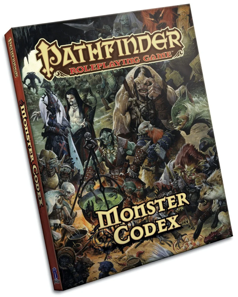 Paizo Pathfinder First Edition: Monster Codex RPG Book