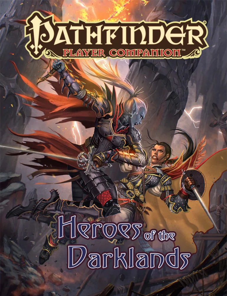 Paizo Pathfinder First Edition Player Companion: Heroes of the Darklands Book