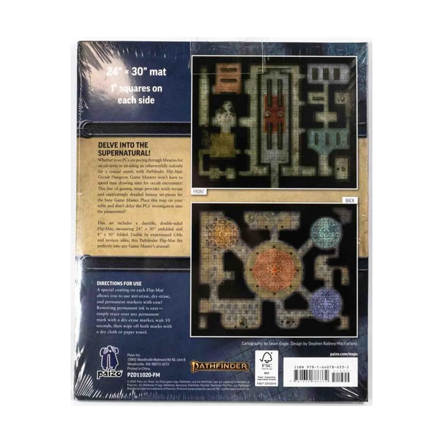 Paizo Pathfinder Flip-Mat: Occult Dungeon - Image 2