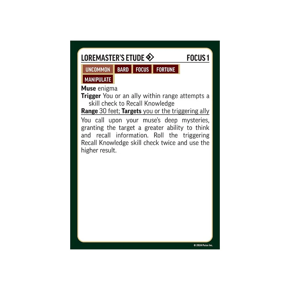Paizo Pathfinder: Focus Spell Cards - Image 2