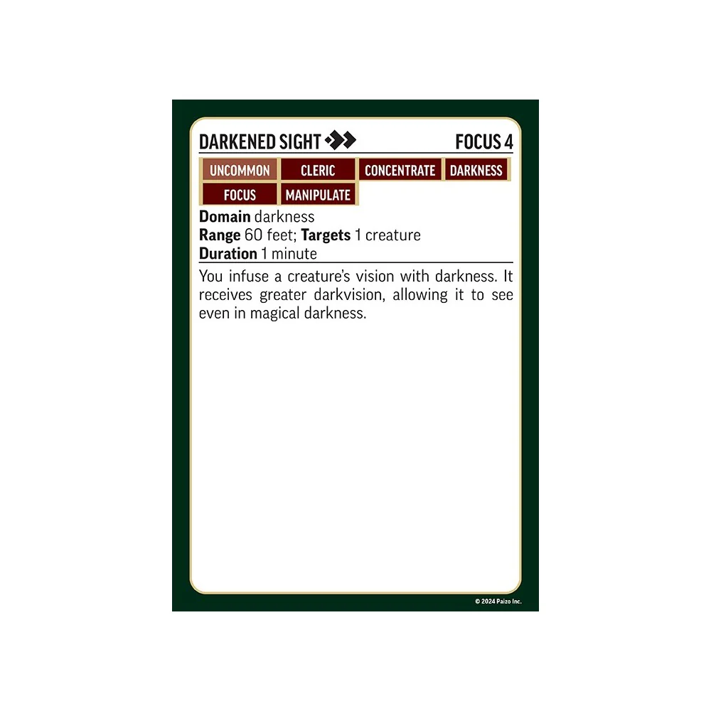 Paizo Pathfinder: Focus Spell Cards - Image 3