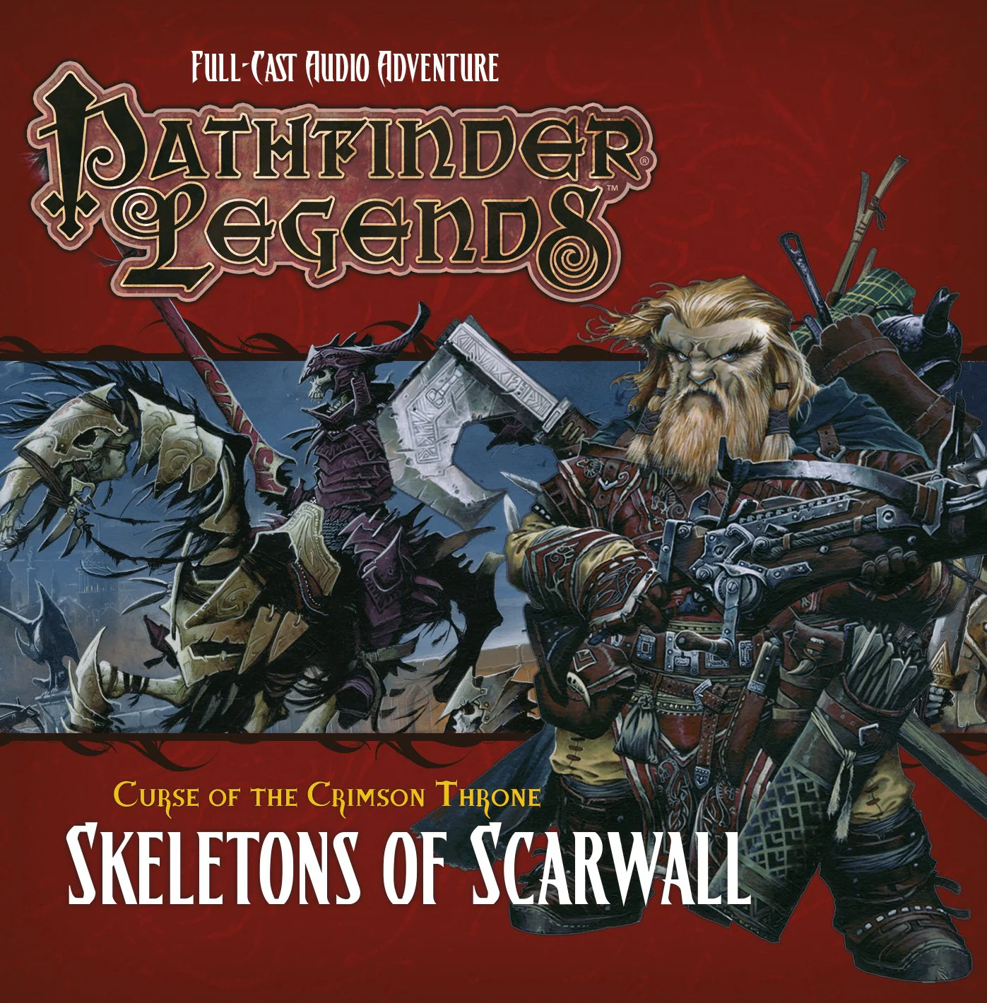 Paizo Pathfinder Legends RPG - Curse of the Crimson Throne: Skeletons of Scarwall Audio Adventure