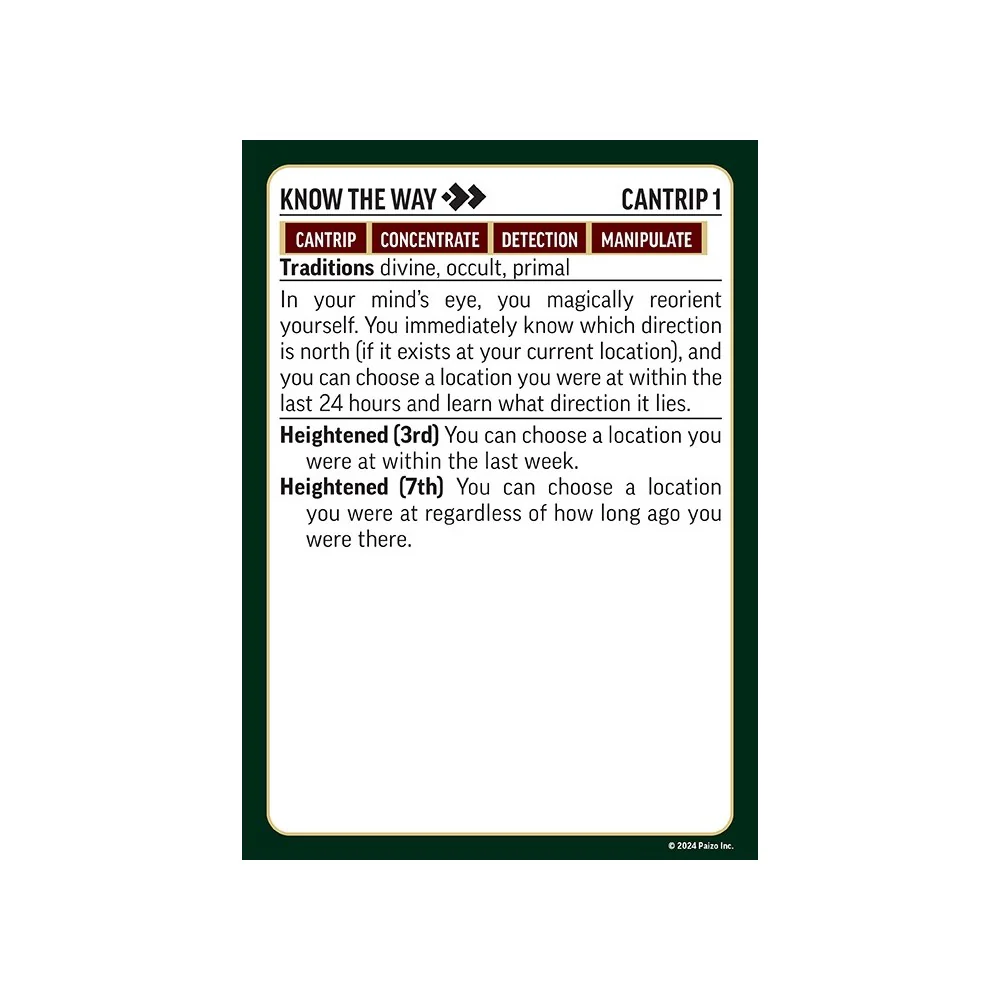 Paizo Pathfinder: Occult Spell Cards - Image 2