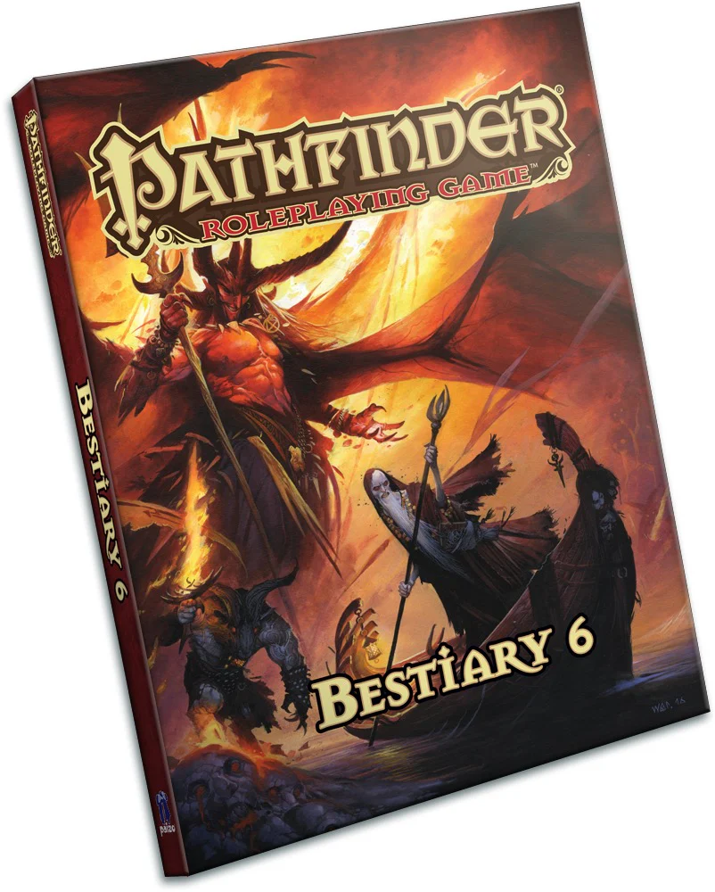 Paizo Pathfinder Roleplaying Game: Bestiary 6 Pocket Edition Sourcebook
