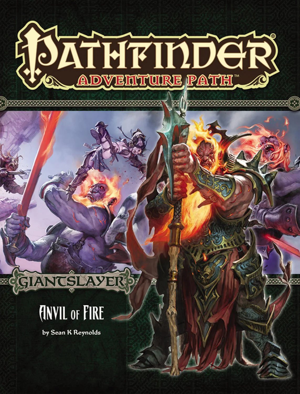 Paizo Pathfinder RPG Adventure Path - Giantslayer: Anvil of Fire Book (Preorder)