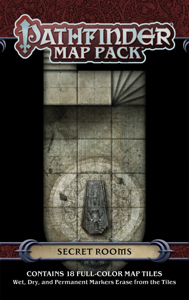 Paizo Pathfinder RPG: Map Pack Secret Rooms