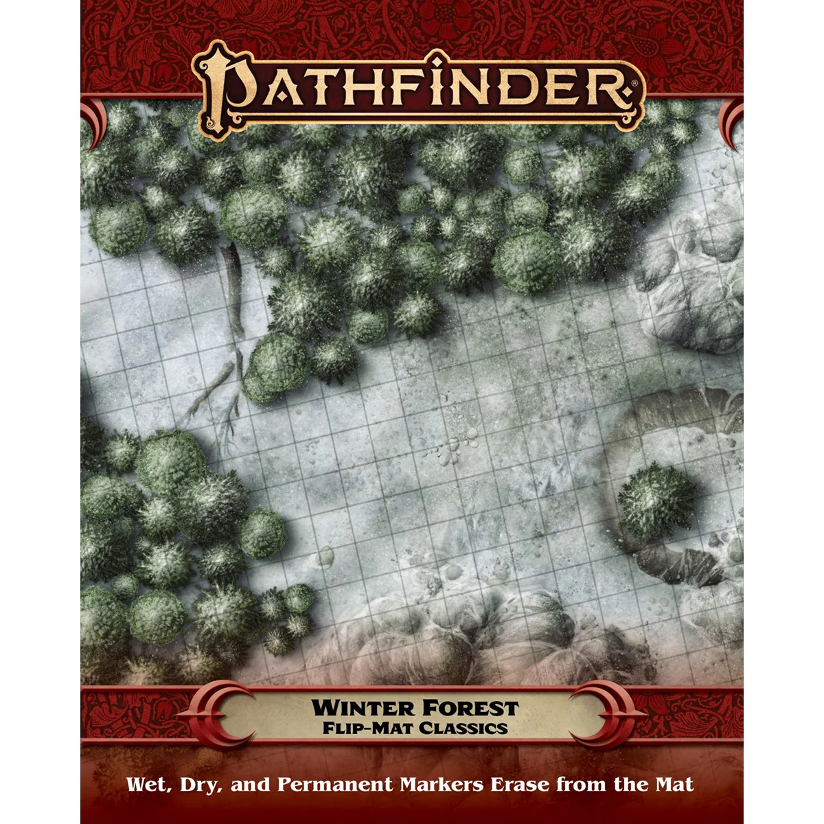 Paizo Pathfinder Winter Forest Flip Mat