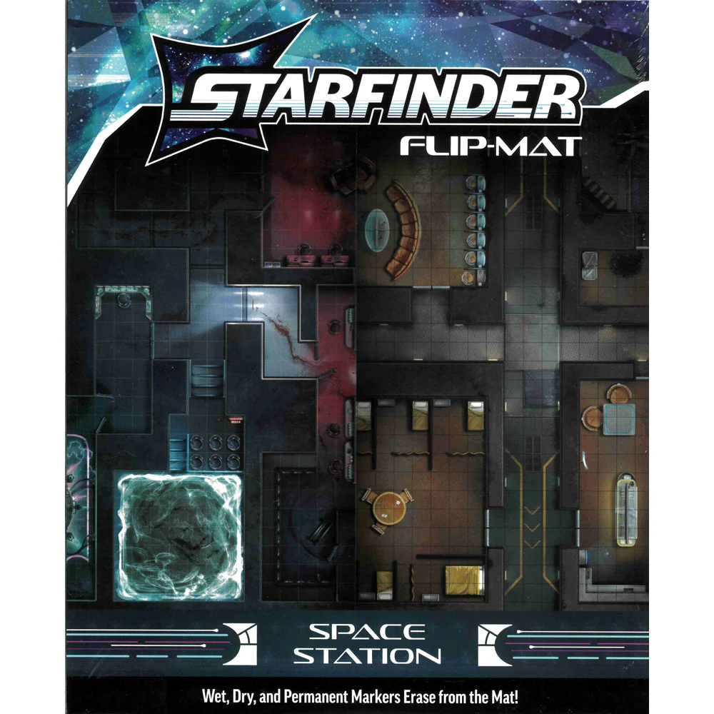Paizo Starfinder RPG: Space Station Flip-Mat