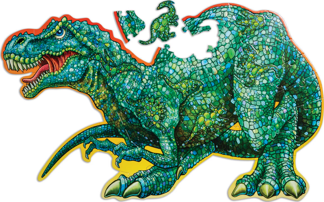 Peaceable Kingdom Dinosaur - 51 piece Floor Puzzle - Image 2