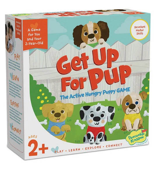 Peaceable Kingdom Get Up For Pup Cooperative Learning Game