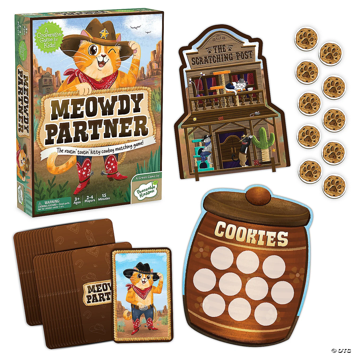 Peaceable Kingdom Meowdy Partner Card Game - Image 2