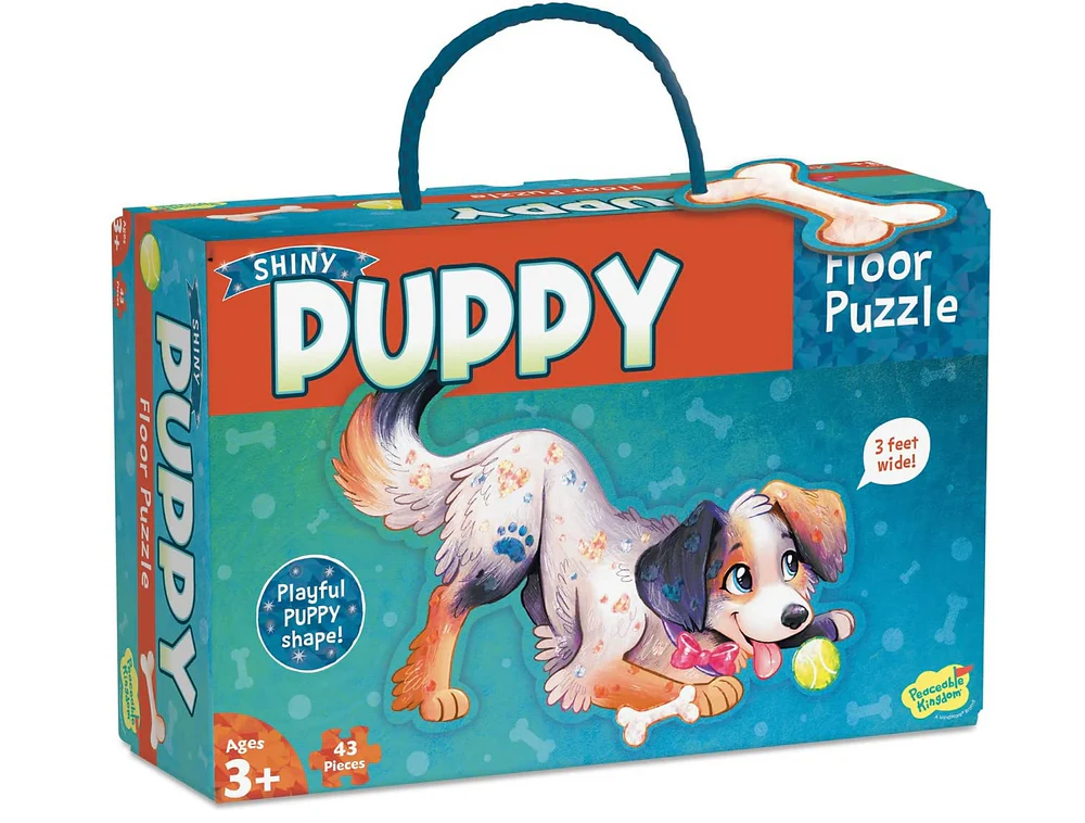 Peaceable Kingdom Puppy - 43 Piece Floor Puzzle