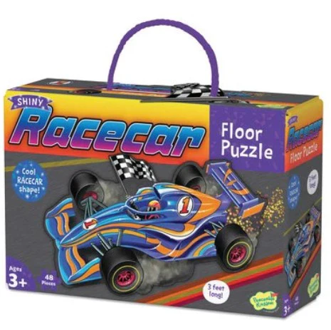 Peaceable Kingdom Racecar - 48 piece Floor Puzzle