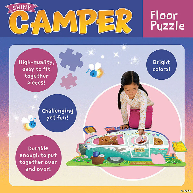 Peaceable Kingdom Shiny Camper - 45 piece Floor Puzzle