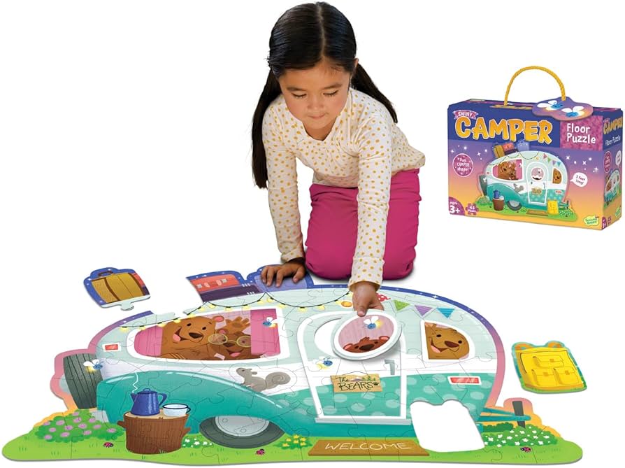 Peaceable Kingdom Shiny Camper - 45 piece Floor Puzzle - Image 2