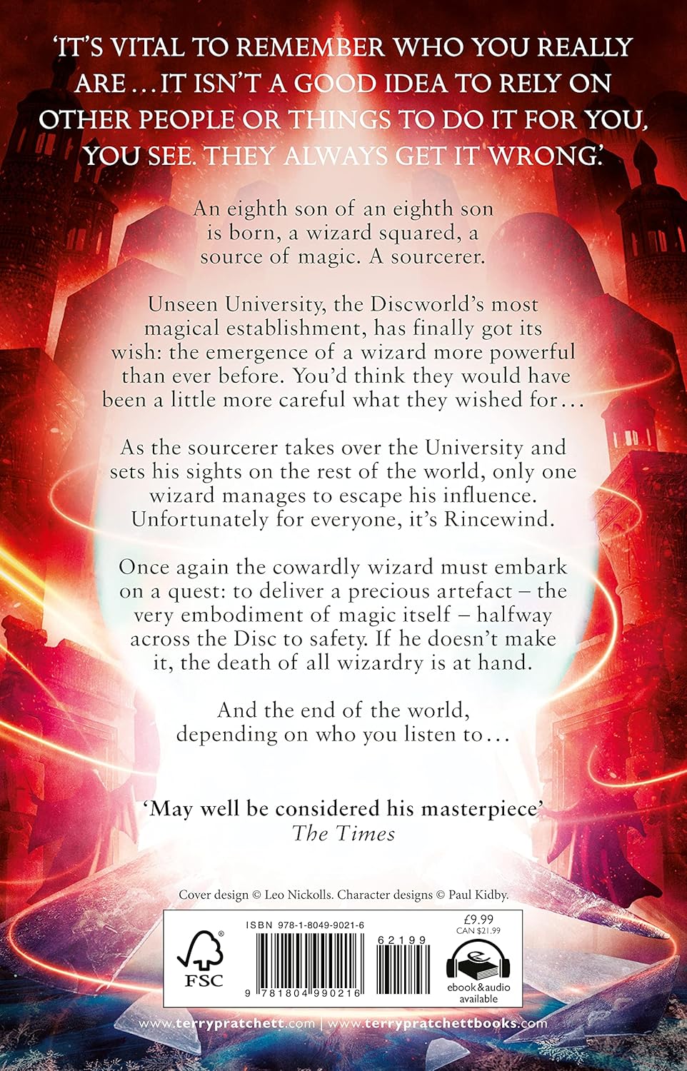 Penguin Discworld Terry Pratchett Sourcery Novel - Image 2