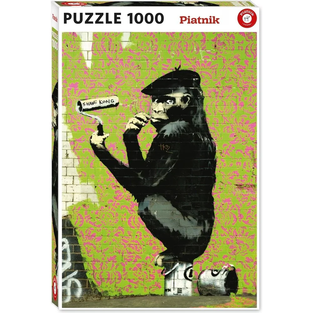 Piatnik - Bansky - Roller Chimp 1000 Piece Puzzle