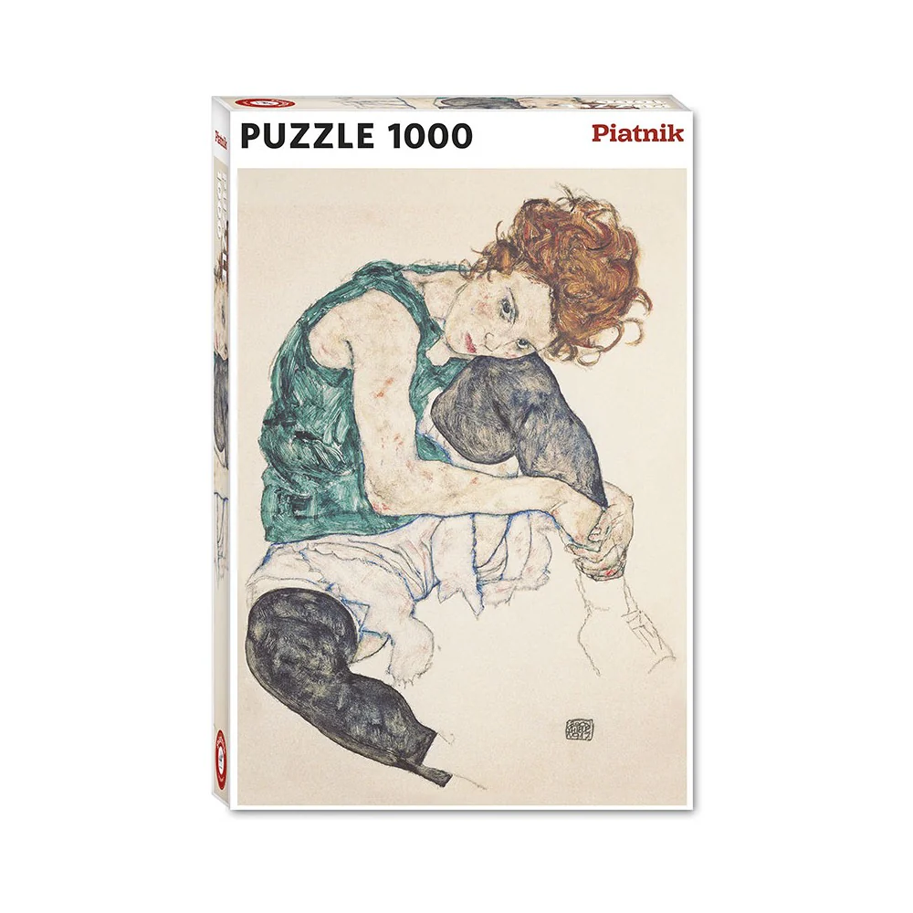Piatnik - Schiele - Seated Woman 1000 Piece Puzzle