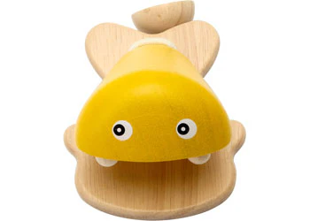 PlanToys - Fish Castanet (Yellow) - Image 2