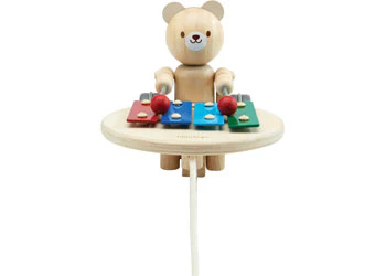 PlanToys - Pull-Along Musical Bear - Image 4