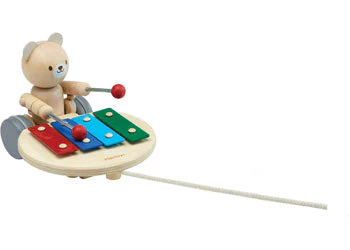 PlanToys - Pull-Along Musical Bear - Image 6