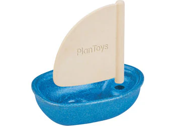 PlanToys - Sailing Boat (Blue) - Image 2