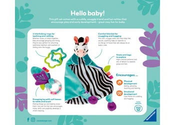 Play+ My First Snuggle Friend: Zebra - Image 4