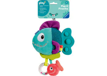 Play+ Pop-it Piranha (blue)