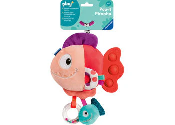 Play+ Pop-it Piranha (Red) - Image 4
