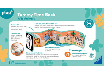Play+ Tummy Time Book: Wild Animals - Image 6
