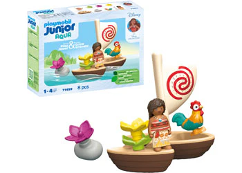 Playmobil - 1.2.3 & Disney: Moana's Sail Boat - Image 2