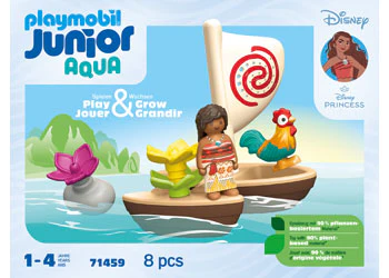 Playmobil - 1.2.3 & Disney: Moana's Sail Boat - Image 7
