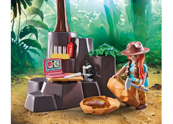 Playmobil - Brachiosaurus with Hovercraft - Image 4