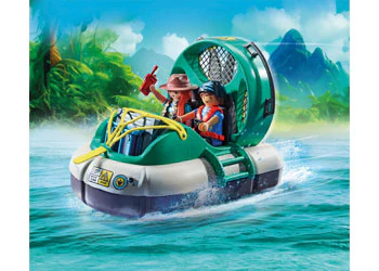 Playmobil - Brachiosaurus with Hovercraft - Image 5