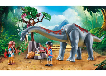 Playmobil - Brachiosaurus with Hovercraft - Image 7