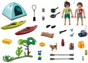 Playmobil - Camping with campfire - Image 3