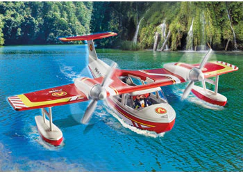 Playmobil - Firefighting Plane with Extinguishing Function - Image 2