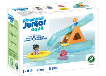 Playmobil - Junior Aqua: Water Seesaw - Boat - Image 2