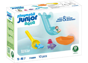 Playmobil - Junior Aqua: Water Slide-Sea Animal
